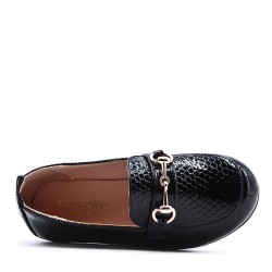 Child's moccasin in faux leather