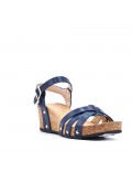 Faux leather heeled sandal