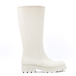 Faux leather ankle boot