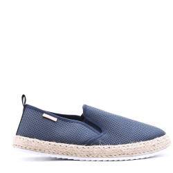 Mix-material sneakers with laces