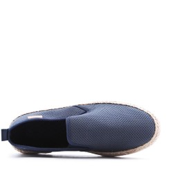 Mix-material sneakers with laces