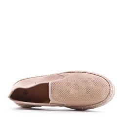 Basket homme à lacets en mix-matières