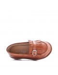 Child's moccasin in faux leather