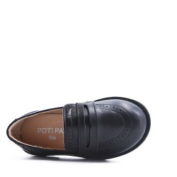 Mocassin enfant en simili cuir