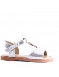 Sandale fille en simili cuir