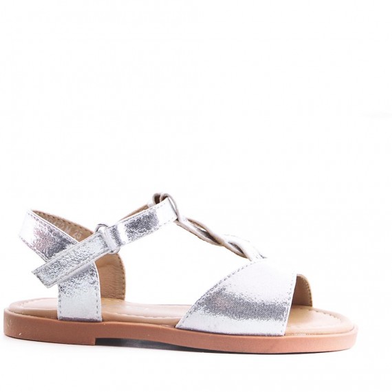 Sandale fille en simili cuir