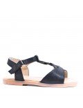 Sandale fille en simili cuir