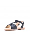 Sandale fille en simili cuir