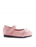 Girl's faux leather ballerina