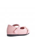 Girl's faux leather ballerina