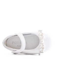 Ballerine en simili cuir pour fille