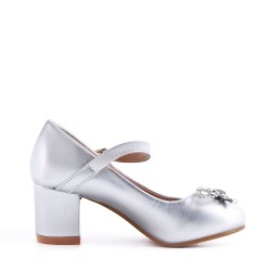 Girl's heeled pump