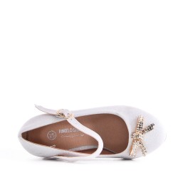 Girl's heeled pump