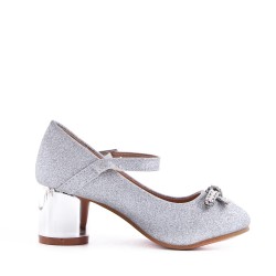 Girl's heeled pump