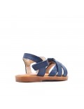 Sandale fille en simili cuir