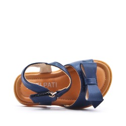 Sandale fille en simili cuir