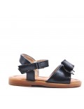 Sandale fille en simili cuir