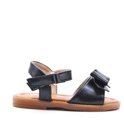 Sandale fille en simili cuir