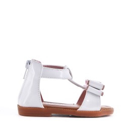 Sandale fille en simili cuir
