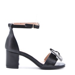 Girl's mixed materials sandal