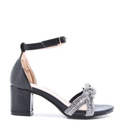 Girl's mixed materials sandal