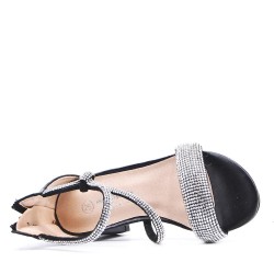 Girl's mixed materials sandal