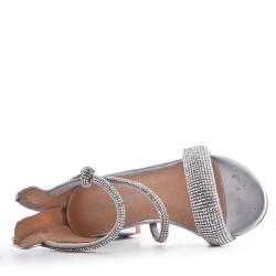 Girl's mixed materials sandal
