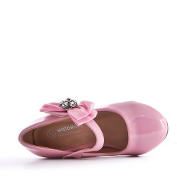 Girl's heeled pump