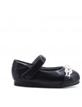 Girl's faux leather ballerina