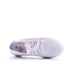 Men's textile lace-up basket