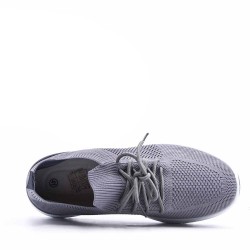 Men's textile lace-up basket