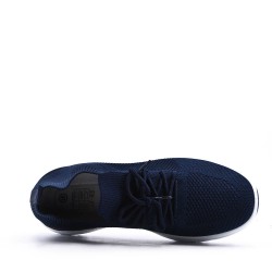 Men's textile lace-up basket