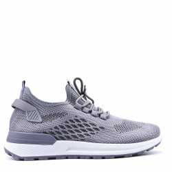 Men's textile lace-up basket