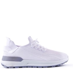 Men's textile lace-up basket