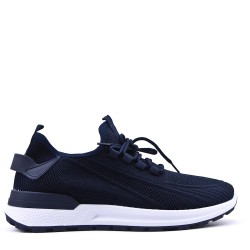 Men's textile lace-up basket