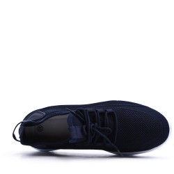Men's textile lace-up basket