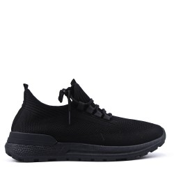 Men's textile lace-up basket
