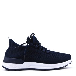 Men's textile lace-up basket
