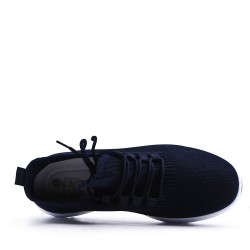 Men's textile lace-up basket