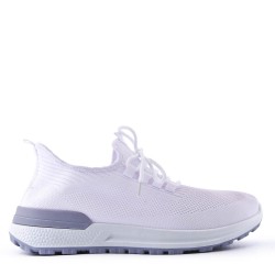 Men's textile lace-up basket