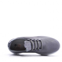 Men's textile lace-up basket