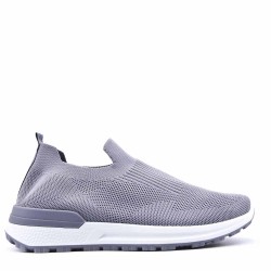 Men's textile lace-up basket
