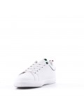 Basket homme à lacets en mix-matières