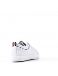 Basket homme à lacets en mix-matières