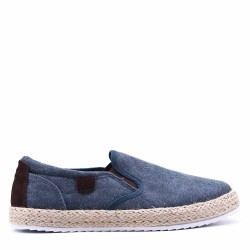 Men's textile moccasin