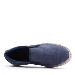 Men's textile moccasin