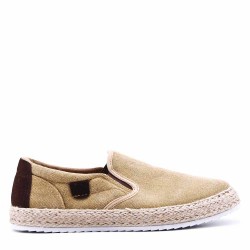 Men's textile moccasin