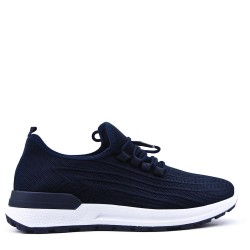 Men's textile lace-up basket