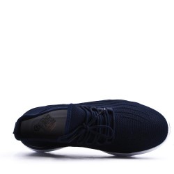 Men's textile lace-up basket