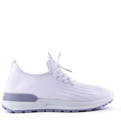 Men's textile lace-up basket